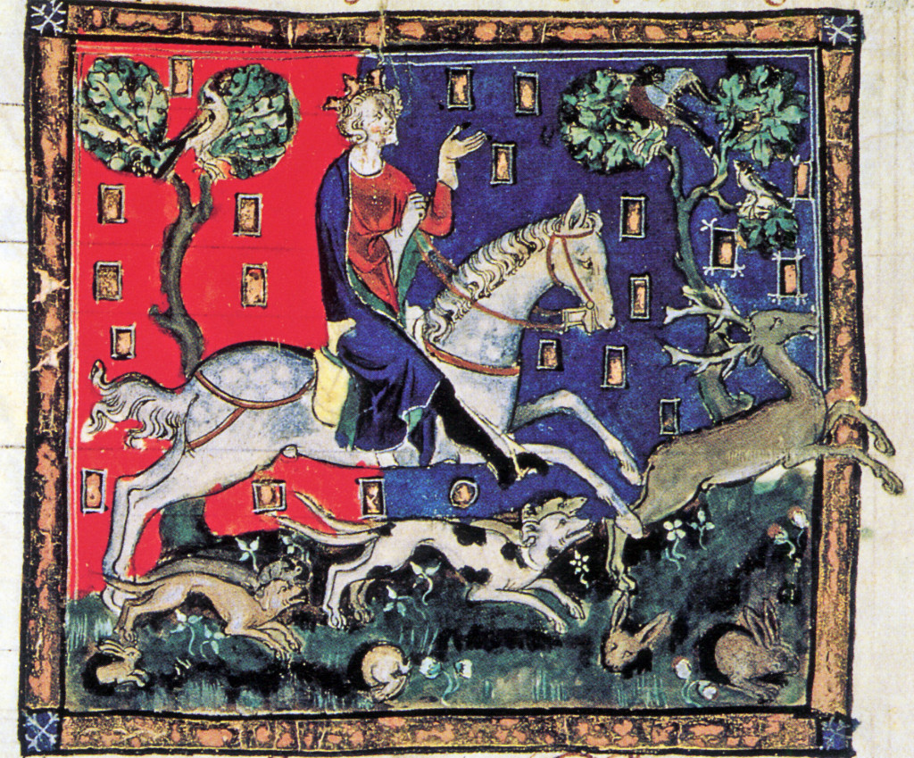 This is King John riding o'er the sward. I've never been exactly sure what a sward is, but you can bet that if you owned one you were bloody well going to be paying swardage on it.